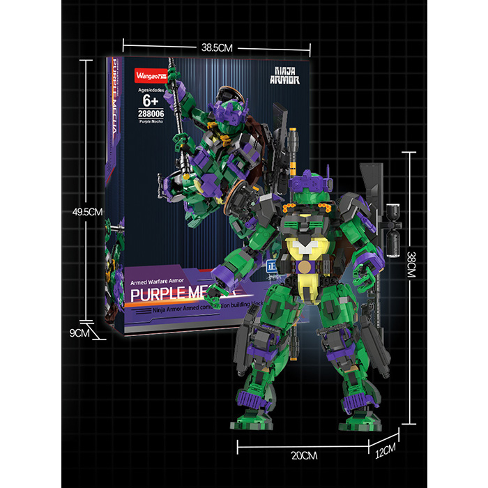 Mô hình lắp ghép - TMNT - DONATELLO 1 donatello mo hinh lap ghep 44